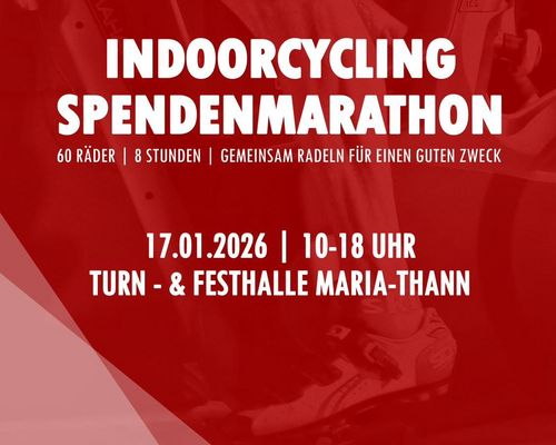 Indoorcycling Spendenmarathon 2026