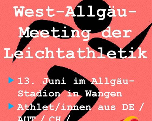 Einladung zum West-Allgäu-Meeting der Leichtathletik